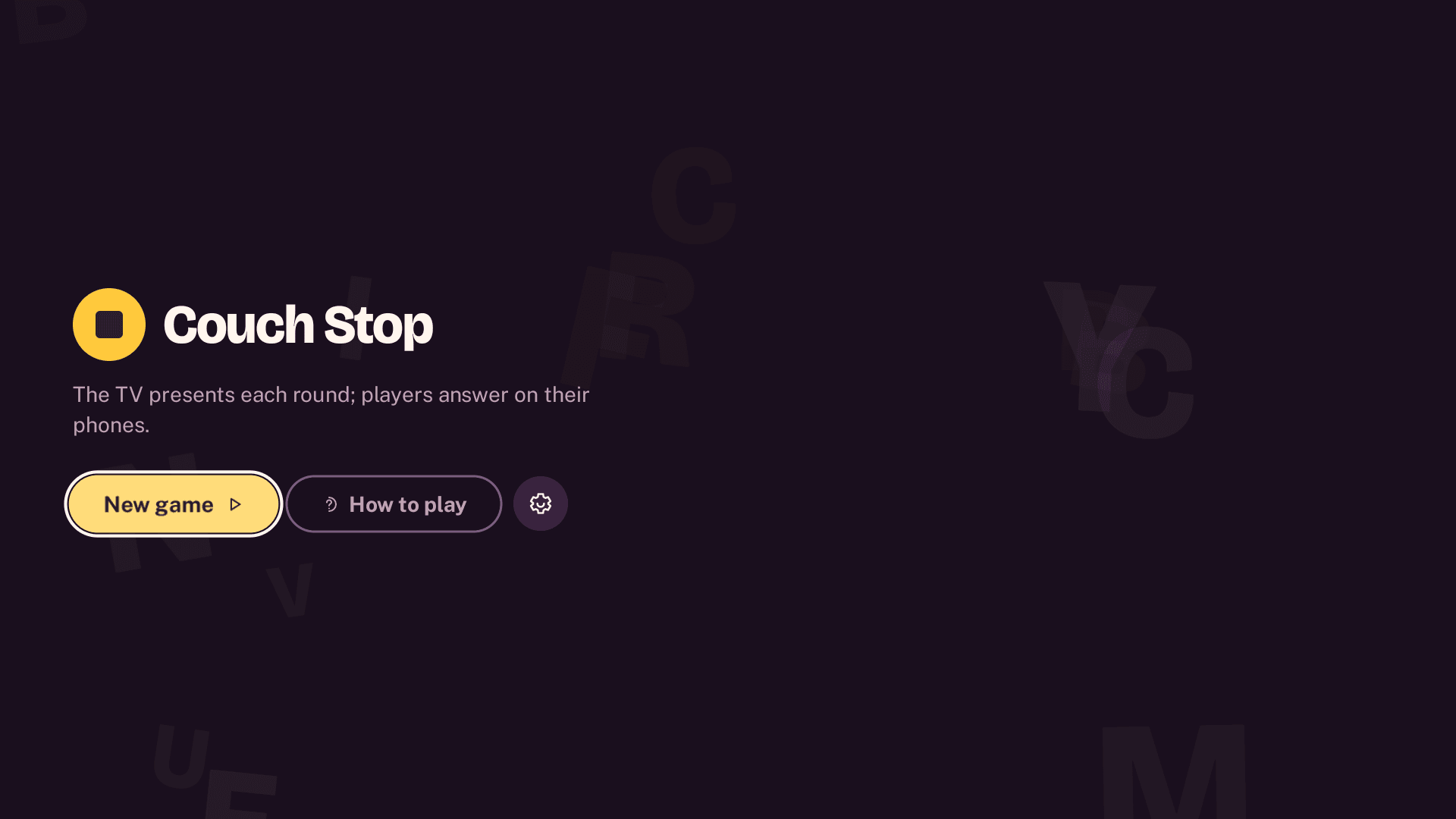 Ecrã inicial na Android TV